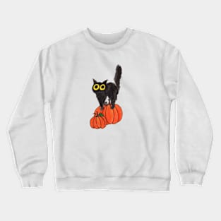 Pumpkin Kitty Crewneck Sweatshirt